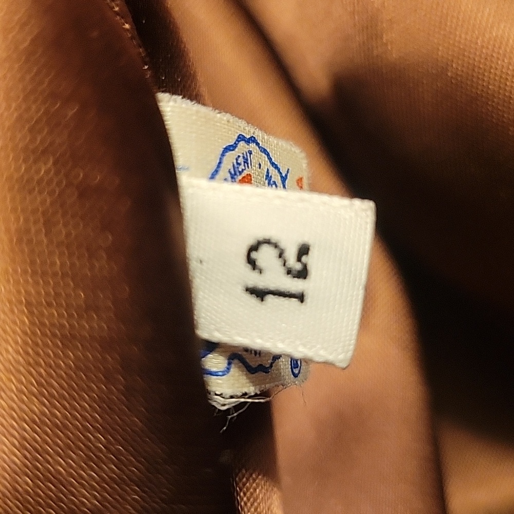 Saks Fifth Avenue Brown Cashmere Trench Coat, Sz 12 - Picture 12 of 12